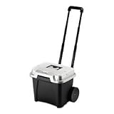Office Products : Rubbermaid 15076 Portable File, Wheeled, Premium, Telescopic Handle, 15.8w x15.6d x14h