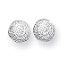 Sterling Silver Solid Polished Etched Ball Earrings
