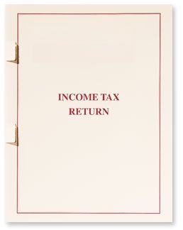 Side Staple Income Tax Return Folder