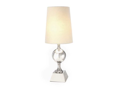 Round Ball Pedestal Table Lamp