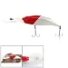 Red White Fishing Lure Bait 2 Triple Tackle Hooks 5 1/4