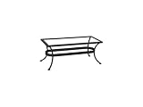 OW Lee Wrought Iron Rectangular Coffee Patio Table Base