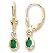 14k Emerald Earrings - May XBE89
