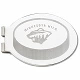 Minnesota Wild Silver Plated Laser Engraved Money Clip