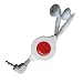 Retractable Stereo 3.5mm HeadPhones (White)