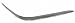 95-01 BMW 750IL 750-il FRONT BUMPER MOLDING RH (PASSENGER SIDE), Mldg Outer Cover, Chrome, w/o Head lamp Washers (1995 95 1996 96 1997 97 1998 98 1999 99 2000 00 2001 01) B016113 51118125438