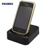 Paserro Dockingstation Flexible f&uuml;r Apple iPhone 4 / IV / 4G, black, inkl. Handy-Heaven Kugelschreiber