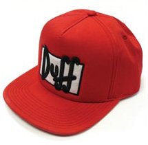 The Simpsons Duff Beer Duffman Adjustable Hat Cap