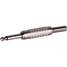 Connectronics Connectronics Deluxe 1/4in TR Plug w/Spring Strain Relief for 1/4in O.D. Cable-by-Connectronics