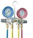 Yellow Jacket 46032 Brute II 4-Valve Test and Charging Manifold *F R-134aR-404AR-407C With 60 Plus II RYB and 38 x 45*