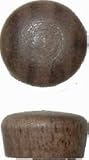 1/2 Walnut Plug-Tapered Round Head