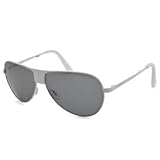 Nautica Passport Aviator Sunglasses PASSPORT-101-61-12: White/Gray Polarized