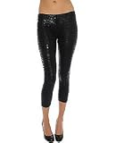 Luxirie by LRG The Shed Your Skin Leggings in Black,Leggings for Women