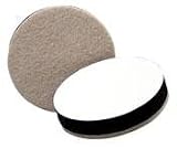 Waxman 4710495N 2-1/2-Inch Felt Bottom Round Furniture Sliders, Brown