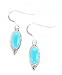 By Navajo Artist Vanessa Yazzie: Beautiful! Sterling-silver Navajo Turquoise dangle-earrings picture