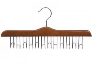 Belt Hanger Wooden Walnut Finish 1 Hanger
