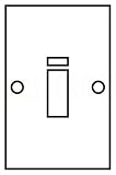 Premier 45 Amp Double Cooker Switch With Neon Polished Chrome (P40PC)