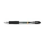 Pilot(R) G-2(TM) Retractable Gel Ink Rollerball Pens, Extra Fine Point, 0.5 mm, Black, Pack of 12