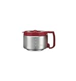 Cuisinart DCC-450RCRF 4-Cup Stainless Steel Carafe, Red