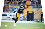 Mike Wallace Autographed Steelers 16x20 Photo w/ JSA COA