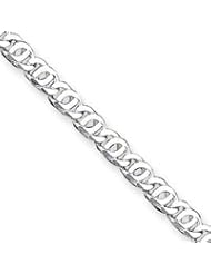 Sterling Silver 5.5mm Fancy Link Toggle Bracelet QG1144-8"