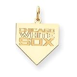 14K Chicago White Sox Med Homeplate Charm