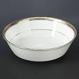 Noritake Crestwood Platinum Round Vegetable Bowl
