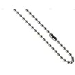 316L Surgical Stainless Steel Chain/Necklace Ball Chain. 3mm ball. Length: 24"