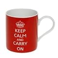 Keep Calm and Carry On China Mug in A Matching Gift Box