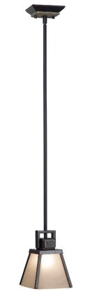 Kenroy Home 91605ORB Clean Slate 1-Light Mini-Pendant, Oil Rubbed Bronze
