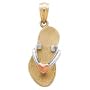 14kt. Gold, Sandal Charm