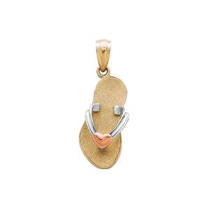 14kt. Gold, Sandal Charm by