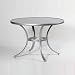 Produkt-Bild: Denver Tisch 106 silber Gest.:silber/Glasplatte
