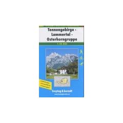 Tennengebirge - Lammertal - Osterhorngruppe. Wanderkarte. 1 : 50 000.