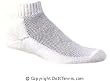 Women's Quarter Sock, White