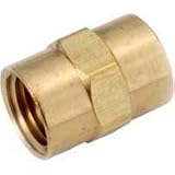 Anderson Metal Corp 756103-04 Brass Coupling 1/4