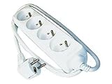 Dexlan - Multiprises électrique avec 4 prises - 1.5 m