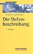 Die Stellenbeschreibung. Mit Speziallexikon