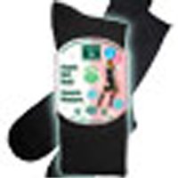 Women's Organic Boot Socks Black 1 Pair