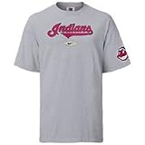 Nike - MLB Indians Gray Nike Practice T-Shirt