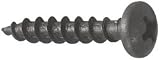 #8 x 1 Deep Thread Pan Head Screws Black 100 Pcs.
