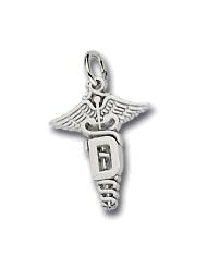 Rembrandt Charms Dental Caduceus Charm