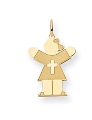 Genuine IceCarats Designer Jewelry Gift 14K Kid Charm