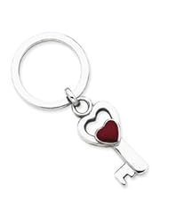 Sterling Silver Enameled Key Ring