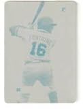 2006 Just Rookies Printing Plates Yellow #15 Chase Fontaine - Atlanta Braves (Press Plate - Serial #d 1/1) (Baseball Cards)
