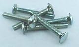 3/8-16 X 4 1/2 Carriage Bolts / Steel / Zinc / Full Thread / 200 Pc. Carton