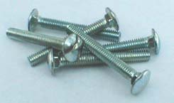 3/8-16 X 12 Carriage Bolts / Steel / Zinc / Partial Thread / 60 Pc. Carton