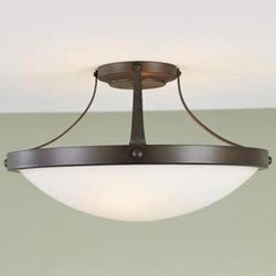 Murray Feiss Oil Rubbed Bronze Boulevard Close to Ceiling Light by Murray Feiss