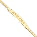 14K Denver Broncos Small Id Bracelet Broncos Anchor Link - NF642-7