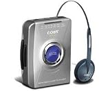 Coby CX49 Portable Cassette Tape Player with AM/FM Radio